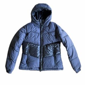 Black Hooded Puffer Jacket